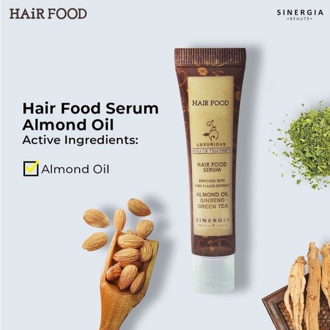 ❤ jselectiv ❤ iLVASTO SINERGIA BEAUTE TERRA DIVERDE Hair Food Serum Almond Oil | Serum Rambut dengan Ekstrak Minyak Almond, Ginseng &amp; Daun Camellia TERRA DIVERDE