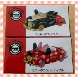 Tomica Disney Mickey Roadster Tuxedo n Minnie New Polkadots