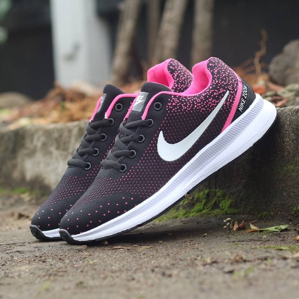 nike zoom black pink