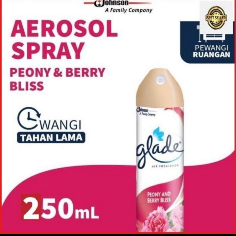 Glade aerosol peony & berry bliss 225ml