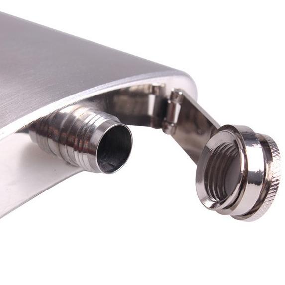 ~~~~~] Botol Flask Stainless 18oz Minuman Whisky/Alkohol dengan Tutup