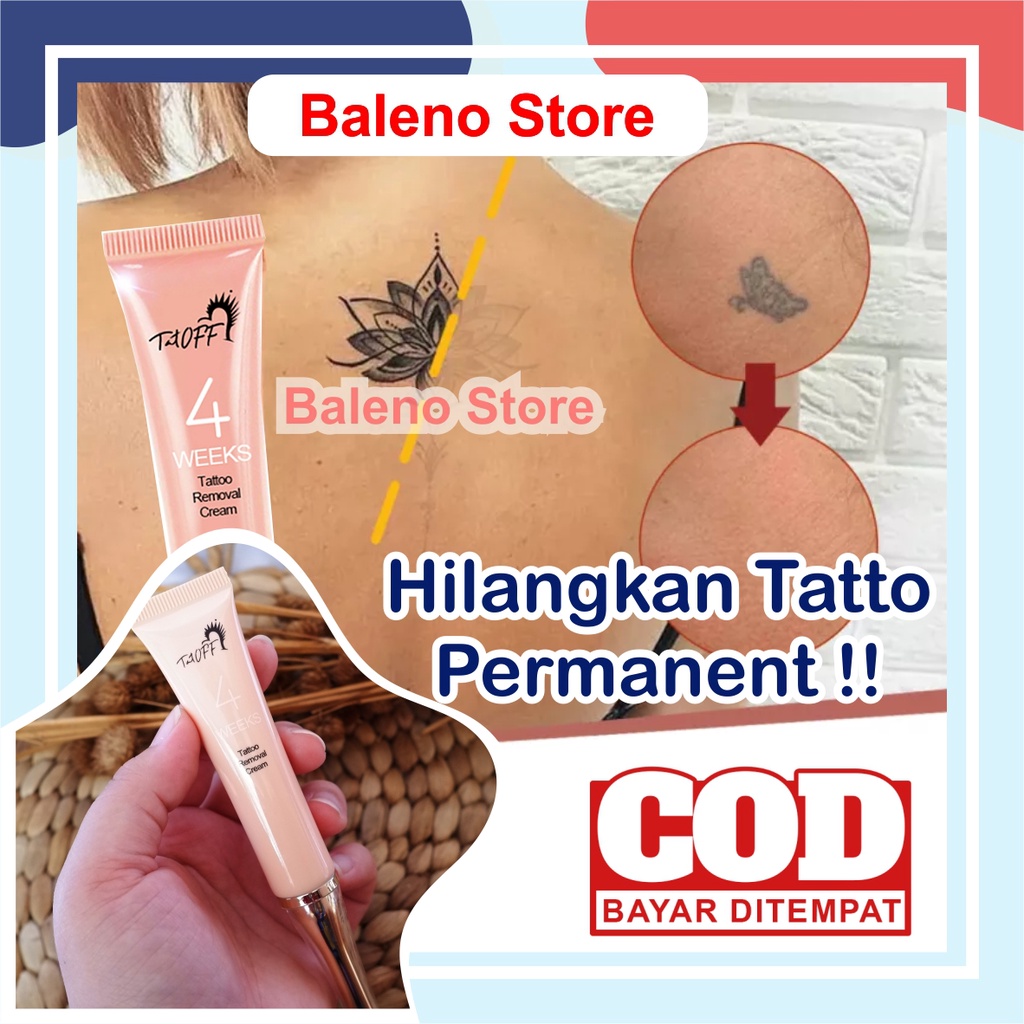 Baleno Store - Cream Krim Penghilang tatto tato removal Obat Penghilang dan Penghapus Tato Tatto Ali