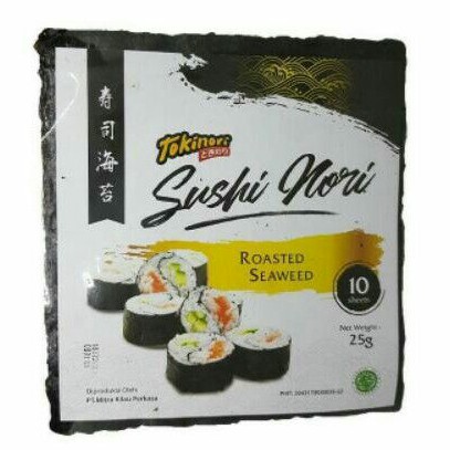 

Tokinori Sushi Nori 10 sheet Roasted Seaweed Rumput laut