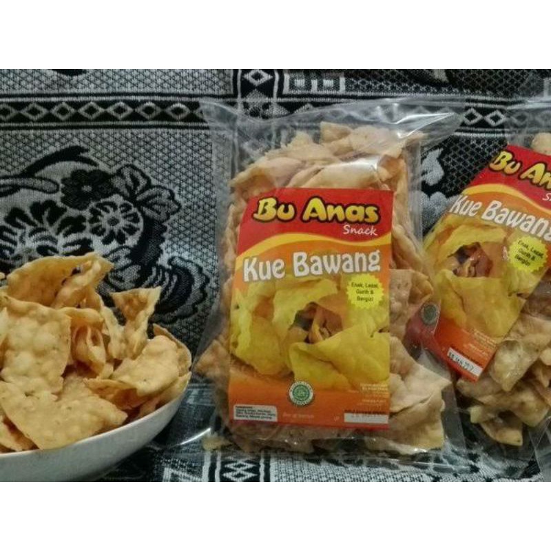 

Kue bawang bu anas kemasan 500gr gurih dan renyah