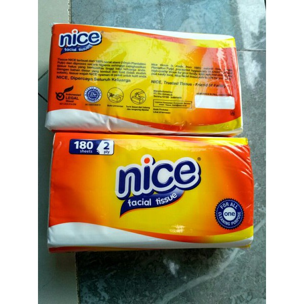 Tisu Nice 180 sheet 2 ply Facial Tissue