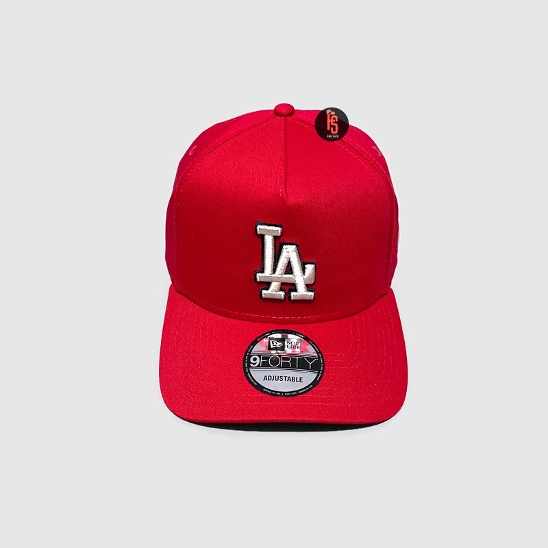 TOPI NEW ERA ORIGINAL A FRAME Q322 LOS ANGELES DODGERS RED IVORY