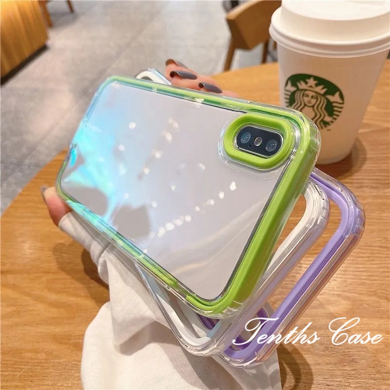 Samsung A14 A04 A04s A23 A53 A13 A03 A22 A52 A72 A32 A12 S20 FE A50 A50s A30s A51 3in1 Casing Handphone Transparan Soft Cover