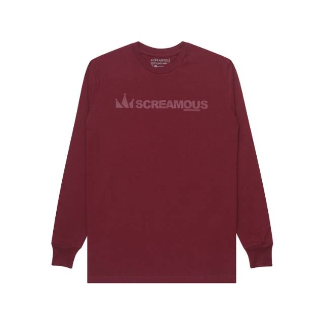 Screamous KAOS LONGSLEEVE LEGEND MAROON ON MAROON Original