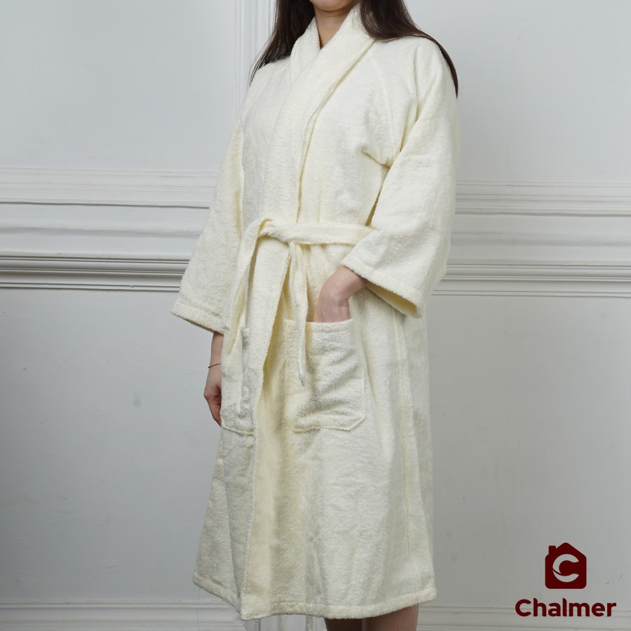 Kimono Handuk Chalmer Kualitas Premium 100% Katun Dewasa Bathrobe