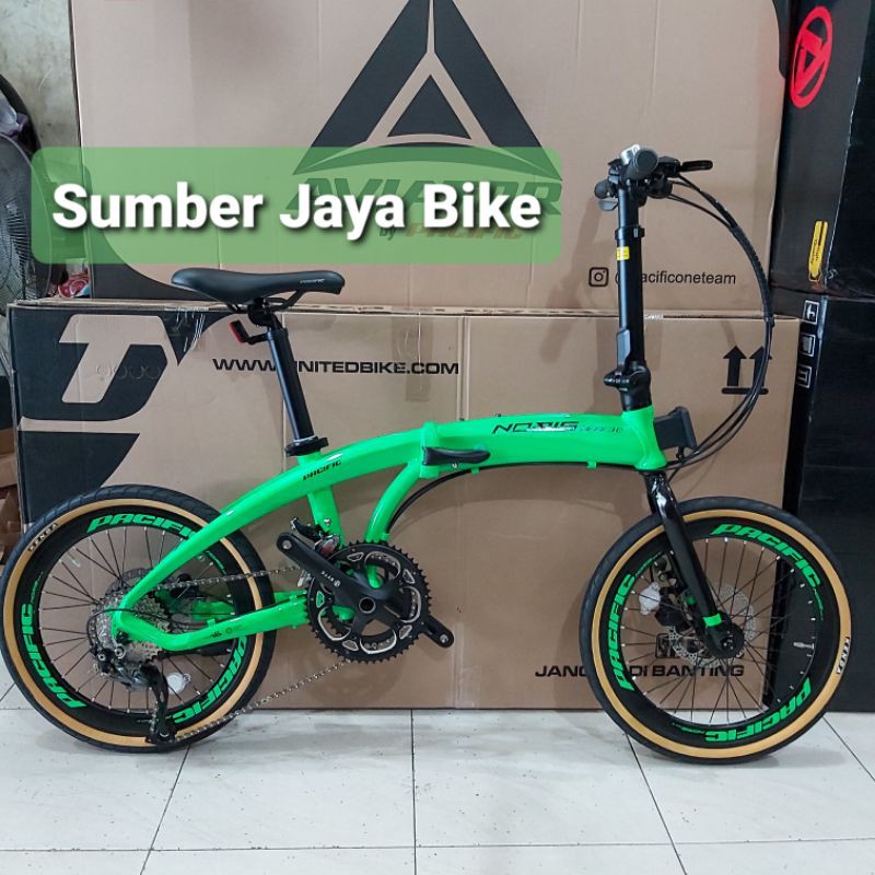 Sepeda Lipat 20 inch Pacific Noris Nexx 3.0 Hydraulic 2x9speed