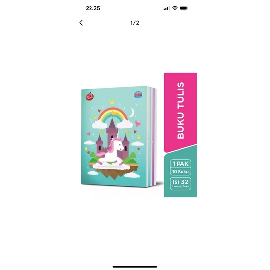 

Buku Tulis SiDu Sinar Dunia 1 Pack isi 10