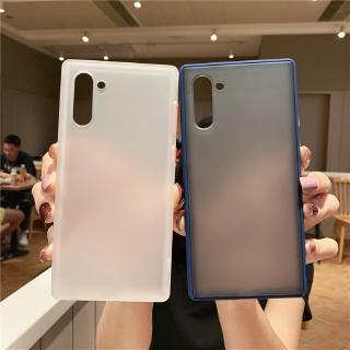 MATTE CLEAR SOFT TPU EDGE HARD PLASTIC SAMSUNG NOTE 10