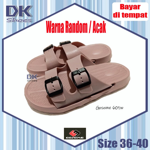 Gosome 601W Sandal Karet 36-40 Selop Wanita / Sandal Santai Wanita Waterproof