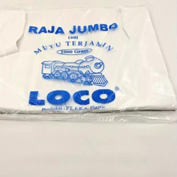 

Kantong Plastik Kresek Loco Putih uk 50 ( jumbo )