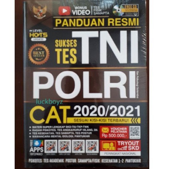 Readystock Buku Panduan Resmi Tes Masuk Tni Polri Shopee Indonesia