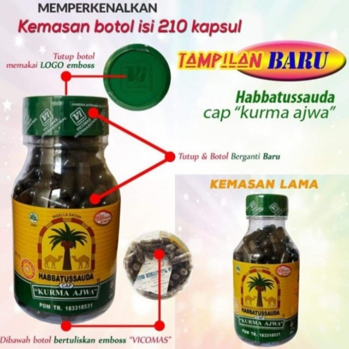 

Habbatussauda Cap Kurma Ajwa 210 kpsl