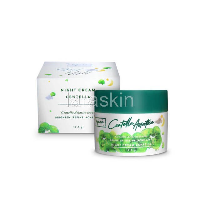 NPURE Night Cream Centella Asiatica (Cica Series) / Cream Malam / Spf 20