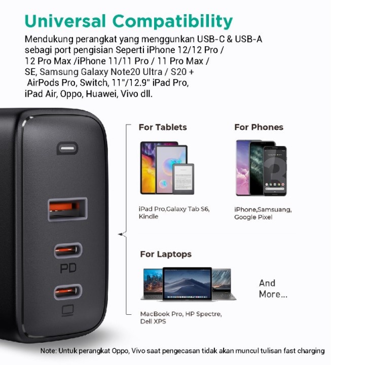 AUKEY PA-B6S - OMNIA MIX 3 - 90W 3-Port PD GaN Charger