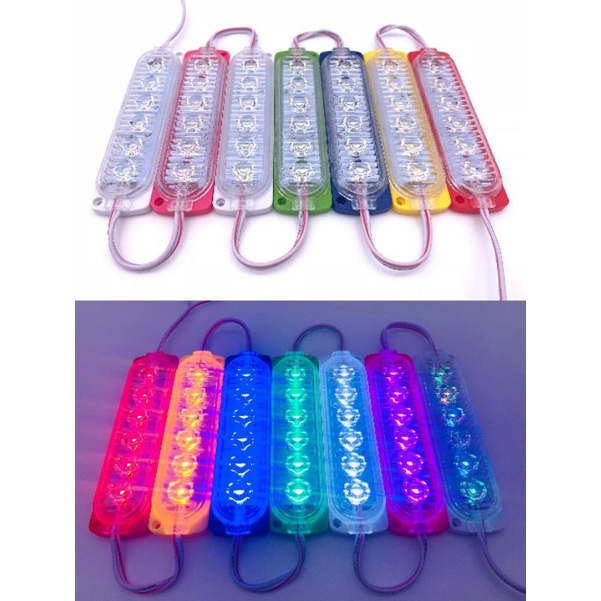 LED MODUL LAMPU 6 MATA SMD 2835 10425 12 VOLT dan 24 VOLT ULTRASONIC