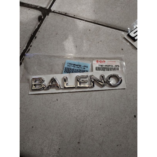 emblem pintu bagasi BALENO new Baleno ori