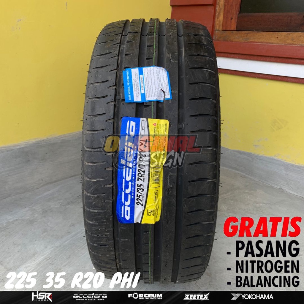 Ban Mobil Ring 20 ACCELERA PHI 225 35 R20 TUBELESS