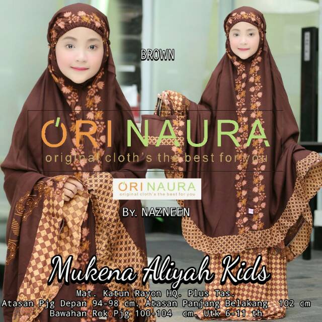 GAMIS ANAK ALIYAH KIDS KATUN RAYON BY ORI NAURA