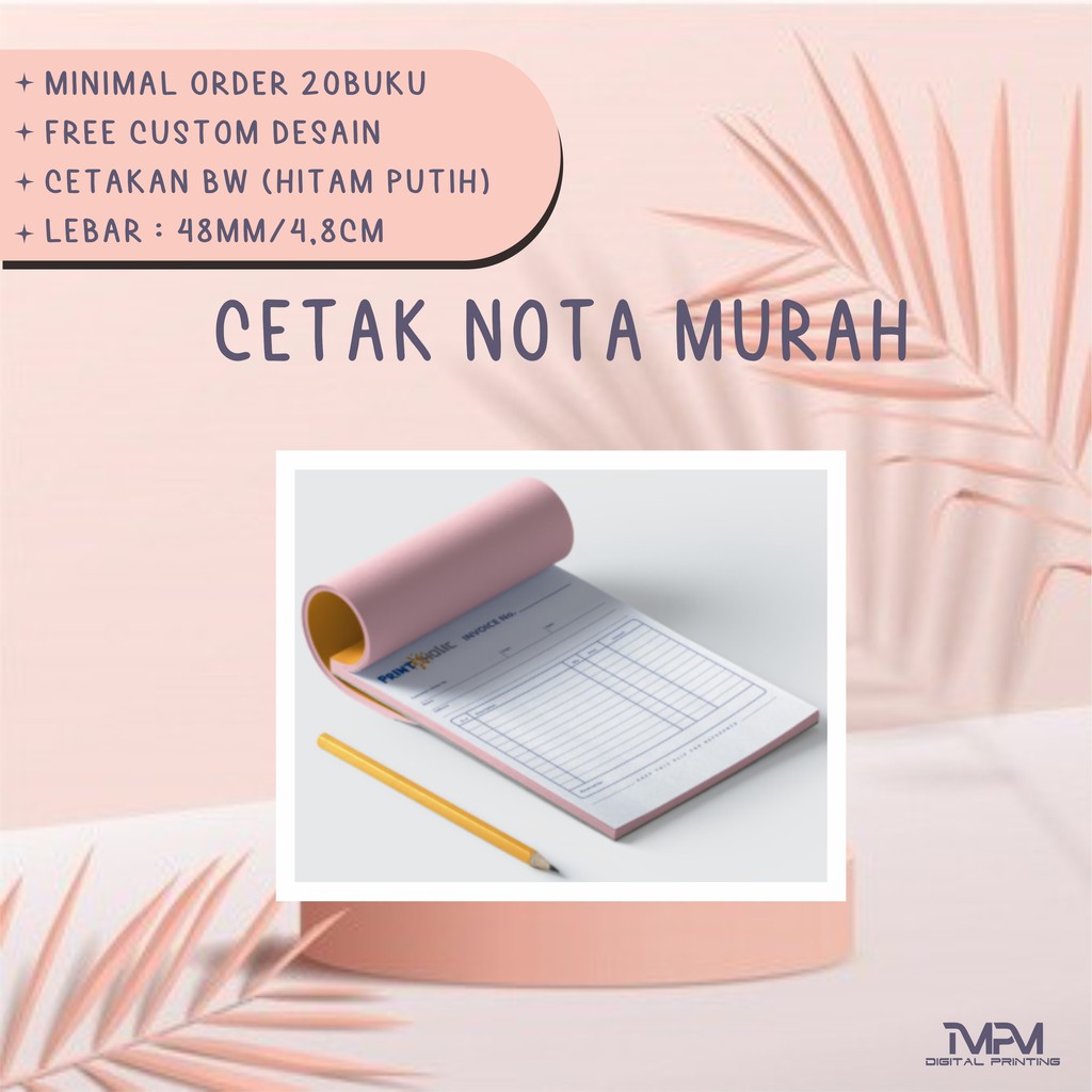 

Cetak nota custome murah