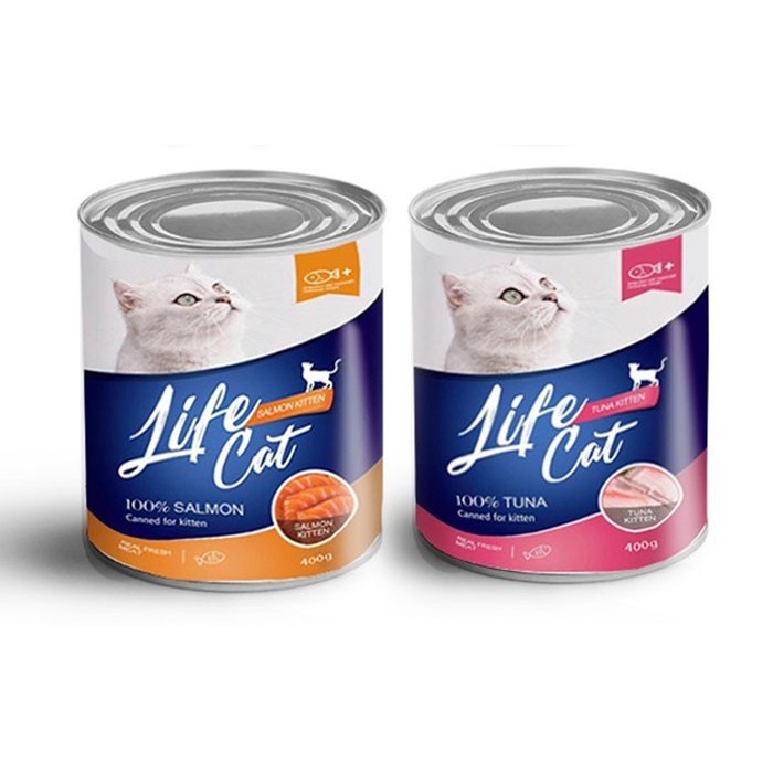 Makanan Basah Kucing Life Cat Kaleng 400GR