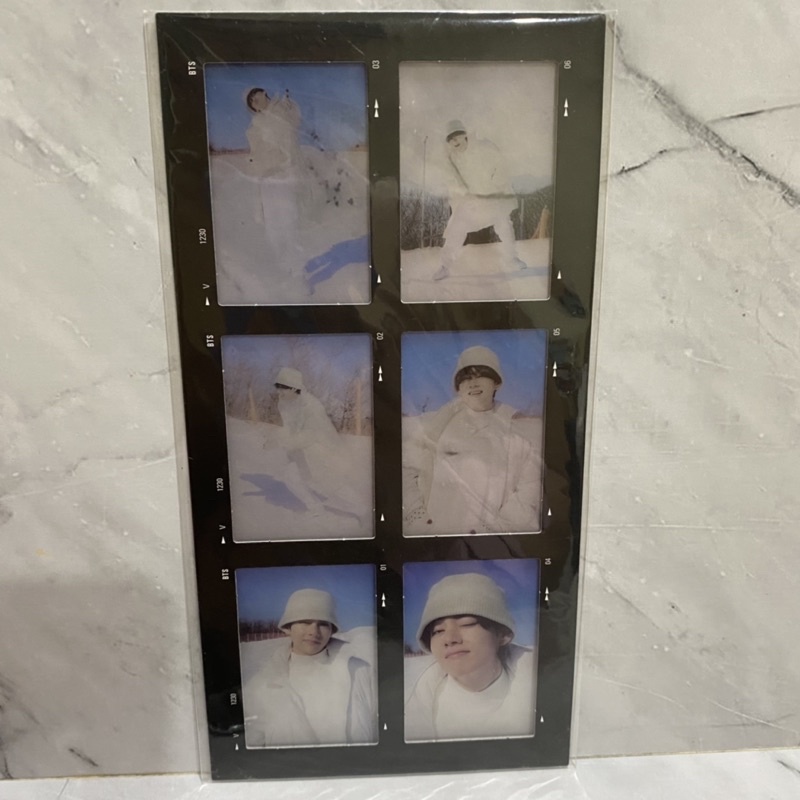 BTS winter package 2021 6 cut photo V taehyung winpack photocard official