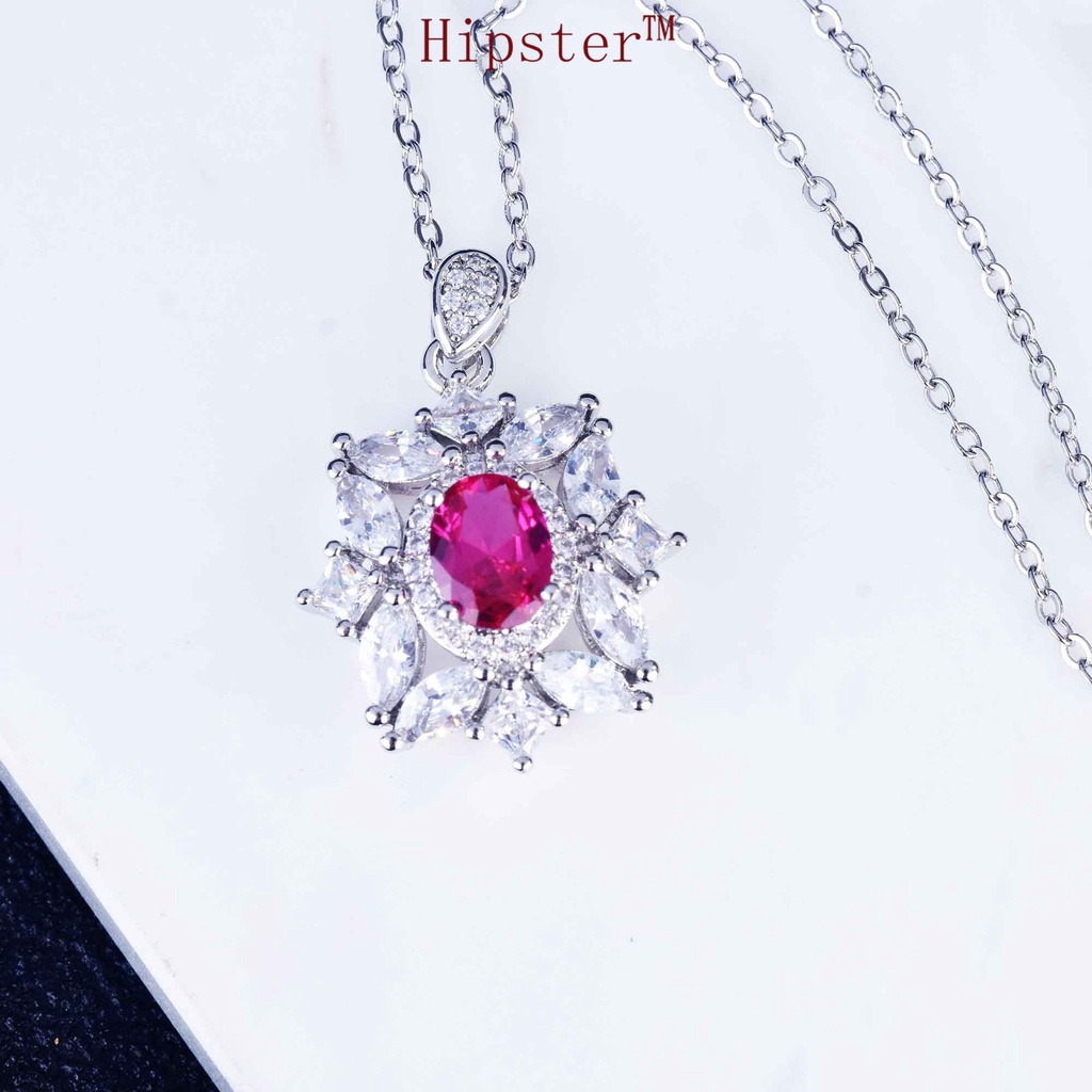 Set High-End Jewelry Open Ring Earrings Pendant Necklace