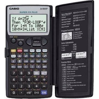 Casio Calculator FX 5800 P Programmable Scientific Kalkulator Ilmiah FX-5800P