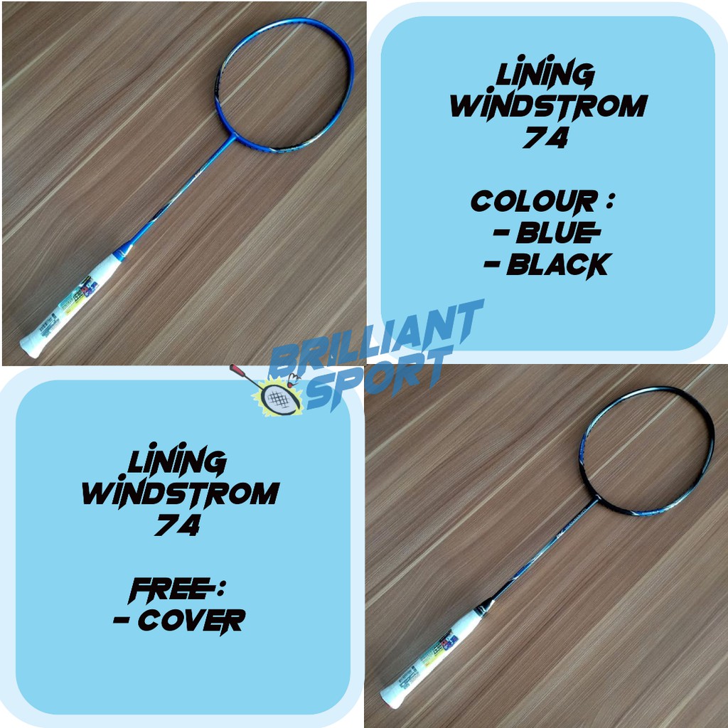 RAKET BADMINTON LINING WINDSTORM 74