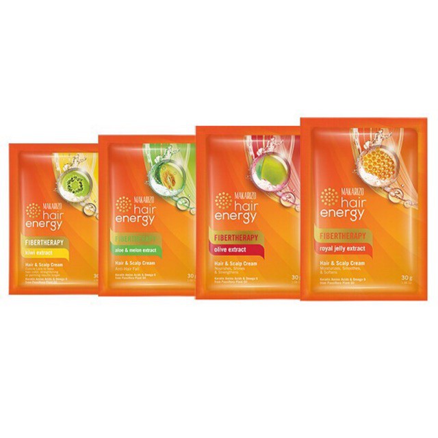 Makarizo Hair Energy Creambath Sachet 30g