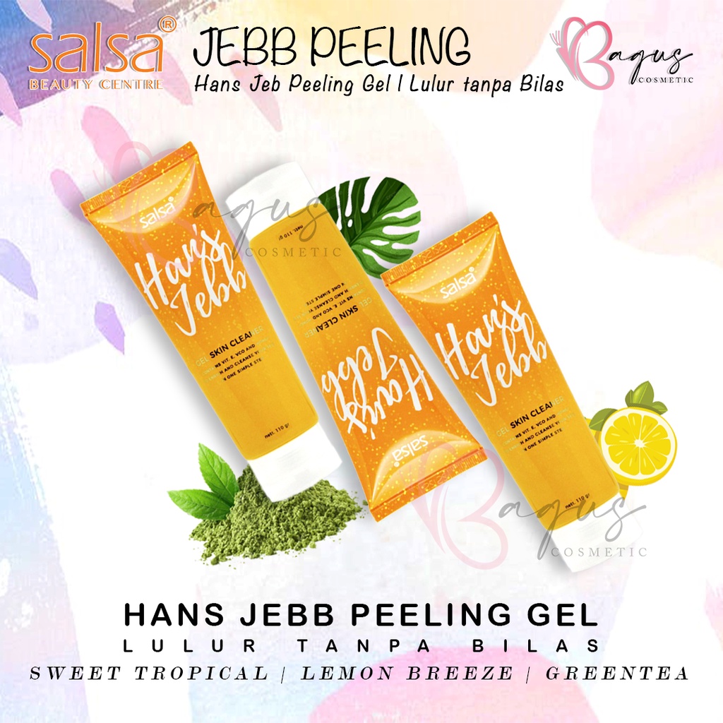 ⭐BAGUS⭐ SALSA HANS JEBB PEELING GEL (Lulur tanpa bilas)