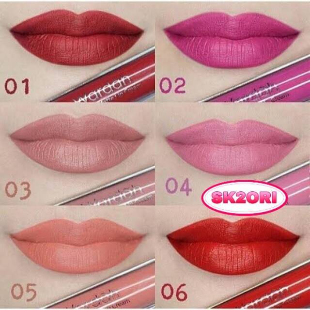 WARDAH Lip Cream Exclusive Matte Cair Lipcream ORIGINAL TERMURAH