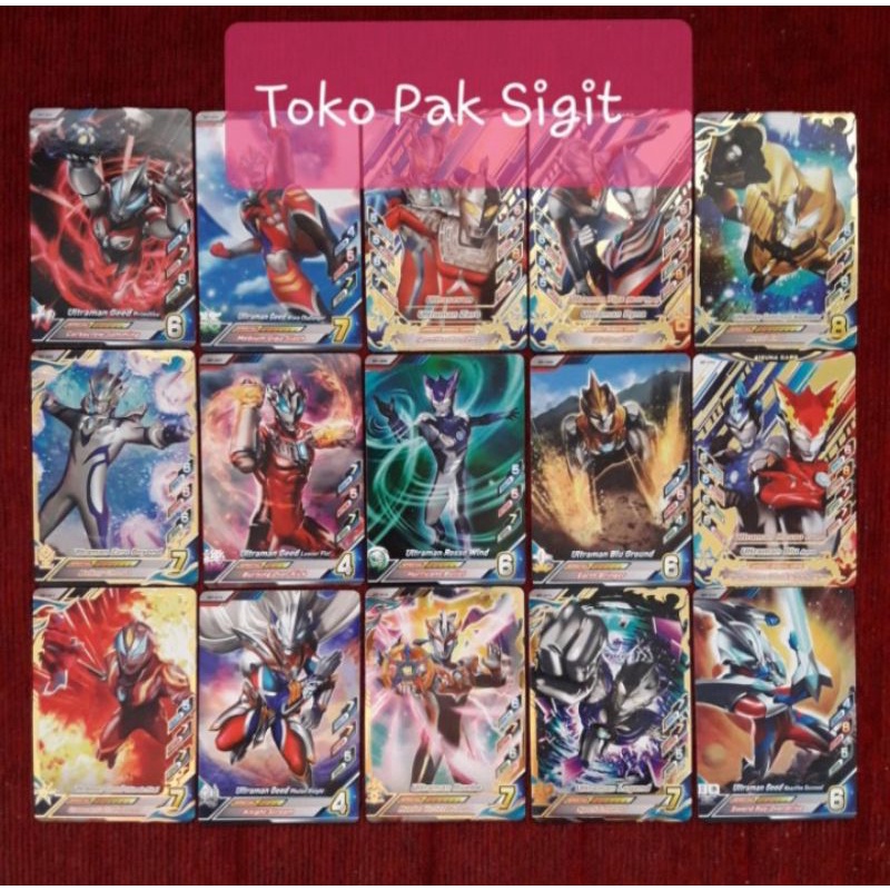 Full Set Promotion Card 2021 Ultraman Fusion Fight RB Versi 1