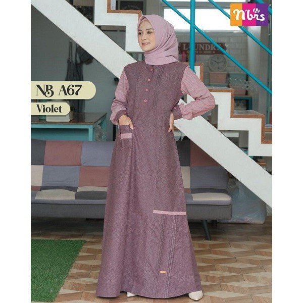GAMIS NIBRAS TERBARU 2021 NB A67 NBA67 NB 67 NIBRAS GAMIS NB A67 TERBARU|NIBRAS | SYARI 2021