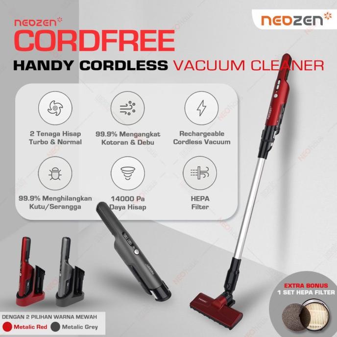 NEOZEN CORDFREE / Vacuum Cleaner Cordless / Vacuum Cleaner Tanpa Kabel