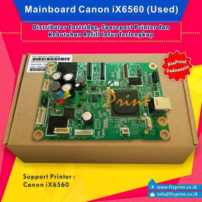 Mainboard Canon ix6560- Motherboard Canon 6560- Board iX6560 Used FSB3388