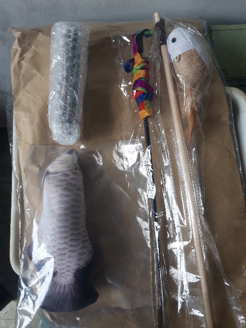 Mainan Kucing Murah Stick Tikus Lonceng