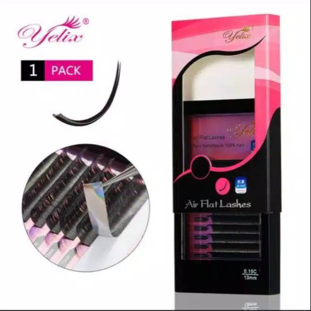 NEW YELIX PREMIUM ELLIPSE/ YELIX AIR FLAT LASHES/ SUPER LEMBUT/ EYELASH EXTENSION