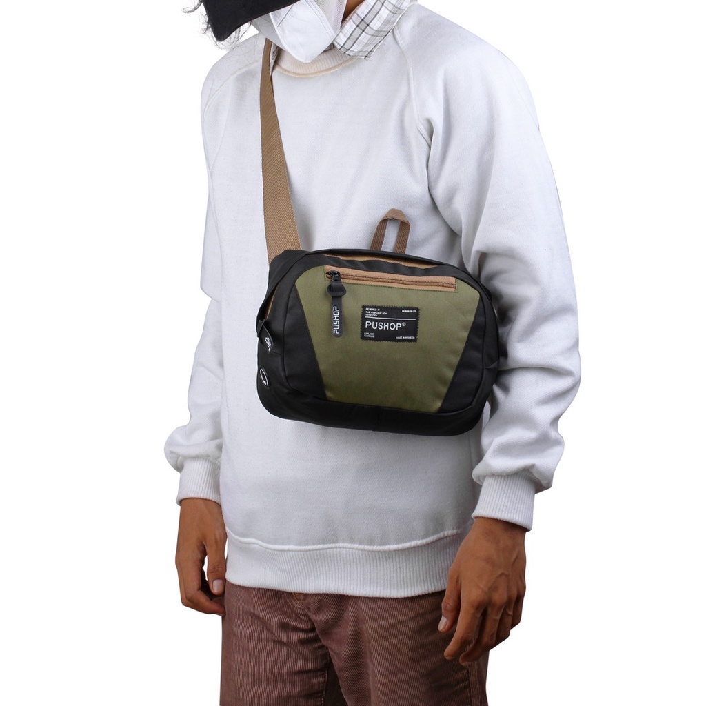 Tas Waistbag Pushop Pria Adam PUSHOP AUTHENTIC