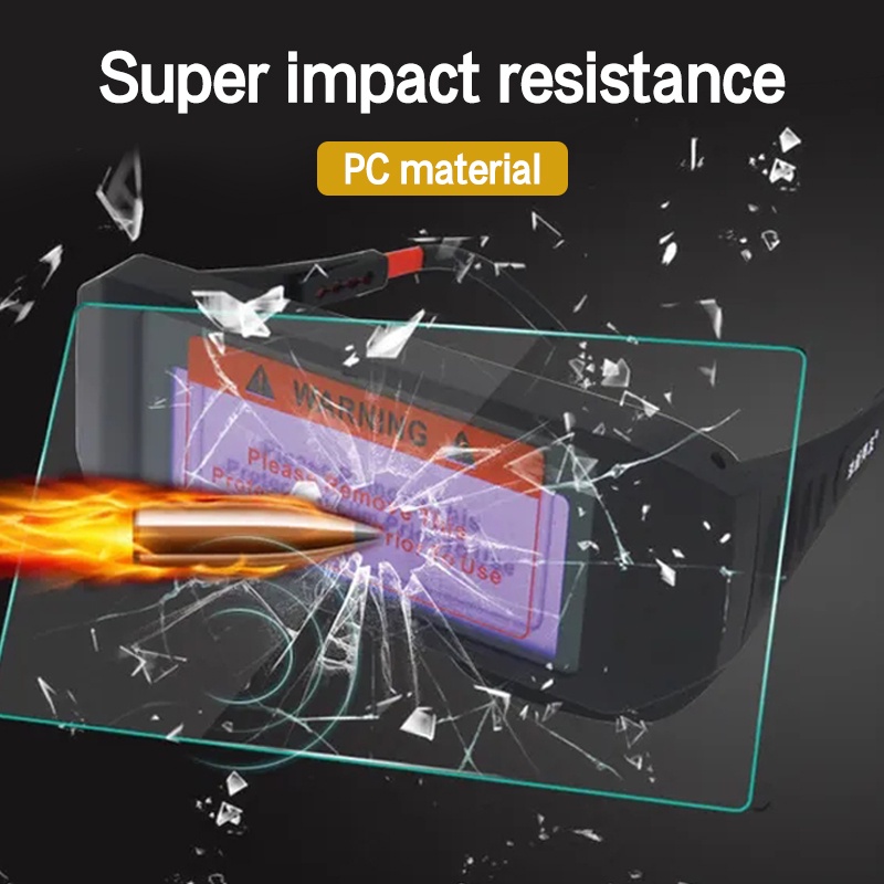 Ready Kacamata Las Otomatis / Auto Darkening Welding Glass