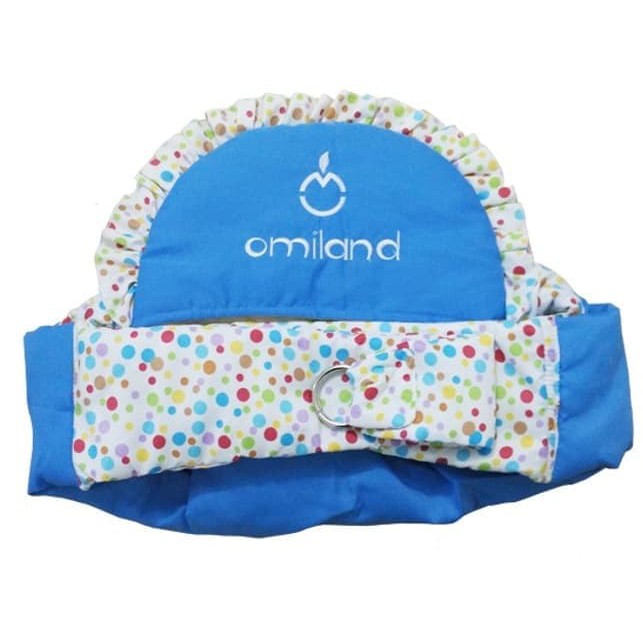 Omiland Gendongan Samping Topi Bordir Polkadot (LC)OBG2207