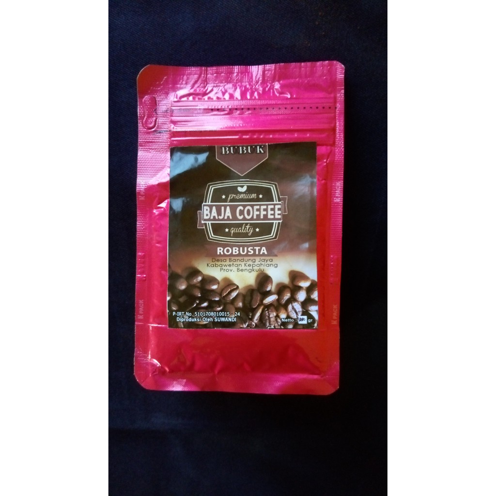 

Kopi Bikin Kuat Begadang || Kopi Bubuk Robusta Kepahiang Premium Petik Merah 100 gram