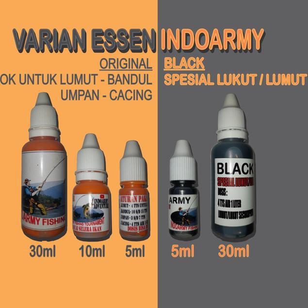 Sale.. Esen/Essen Pancing Nila/Mas/Lele dll Umpan Cacing Lumut/Lukut INDOARMY LV