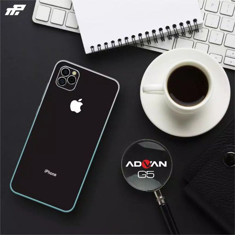 Garskin hp Advan G5 motif iphone Black-free curstom