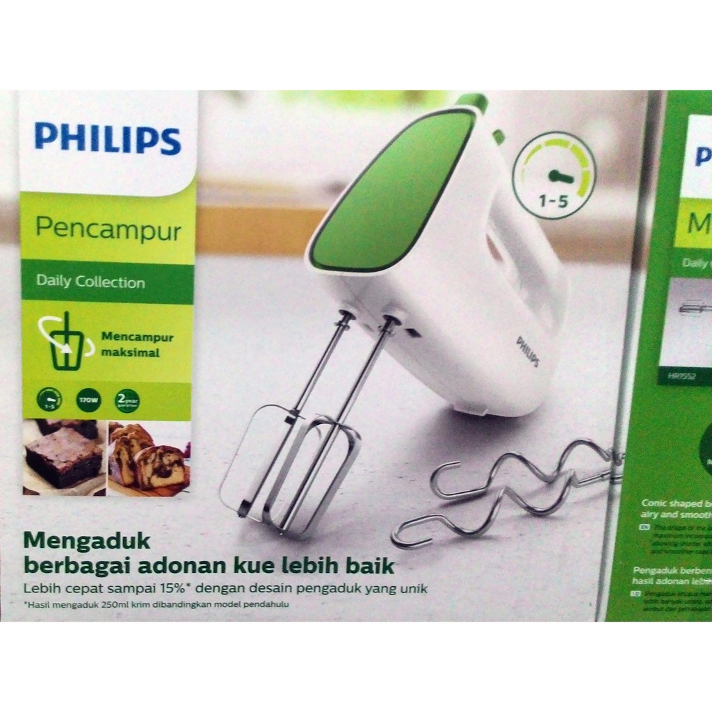 Hand Mixer Pengaduk PHILIPS HR1552