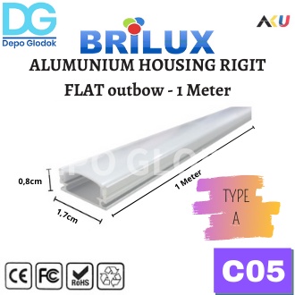 Jual HOUSING RIGID ALUMINIUM FLAT TYPE A, B, C, D, E, F, G (1-2 METER ...