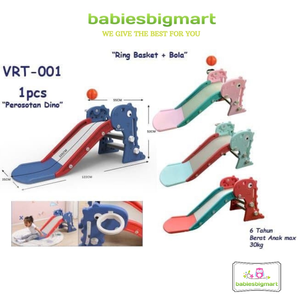 Mainan Anak Prosotan Tiger Ring Basket + Bola SB 8201 VRT 001 111 118 120 250 265 270 Perosotan